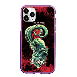 Чехол iPhone 11 Pro матовый Slipknot - козел