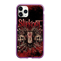 Чехол iPhone 11 Pro матовый Horror Slipknot