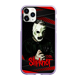 Чехол iPhone 11 Pro матовый Slipknot black & red