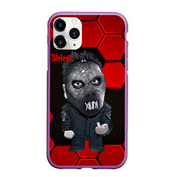 Чехол iPhone 11 Pro матовый Slipknot объемные плиты