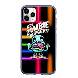 Чехол iPhone 11 Pro матовый Zombie burgers - Pop Art