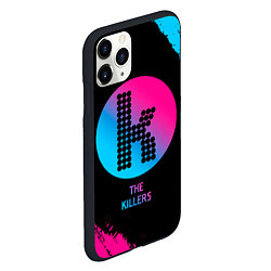 Чехол iPhone 11 Pro матовый The Killers - neon gradient, цвет: 3D-черный — фото 2