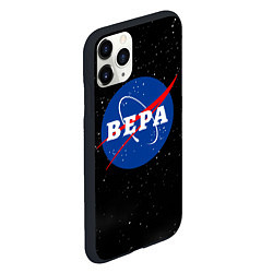 Чехол iPhone 11 Pro матовый Вера Наса космос, цвет: 3D-черный — фото 2