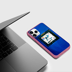 Чехол iPhone 11 Pro матовый Декаданс - Агата Кристи, цвет: 3D-малиновый — фото 2