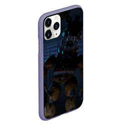Чехол iPhone 11 Pro матовый Кошмарный Фрeдди, цвет: 3D-серый — фото 2