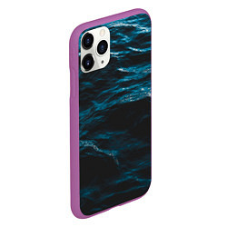 Чехол iPhone 11 Pro матовый Глубокое море, цвет: 3D-фиолетовый — фото 2