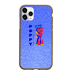 Чехол iPhone 11 Pro матовый Poppy Playtime Хагги Вагги подарок, цвет: 3D-коричневый