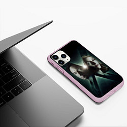 Чехол iPhone 11 Pro матовый X - Files, цвет: 3D-розовый — фото 2