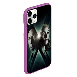 Чехол iPhone 11 Pro матовый X - Files, цвет: 3D-фиолетовый — фото 2