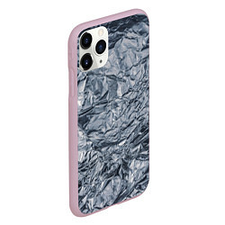 Чехол iPhone 11 Pro матовый Алюминиевая фольга, цвет: 3D-розовый — фото 2