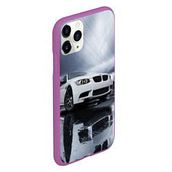 Чехол iPhone 11 Pro матовый Беха классная тачка, цвет: 3D-фиолетовый — фото 2
