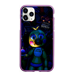 Чехол iPhone 11 Pro матовый Той Чика, цвет: 3D-фиолетовый