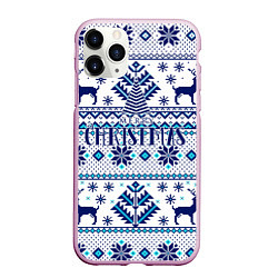Чехол iPhone 11 Pro матовый Happy new year, merry christmas