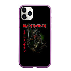 Чехол iPhone 11 Pro матовый Iron Maiden Senjutsu samurai, цвет: 3D-фиолетовый