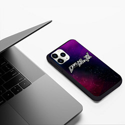 Чехол iPhone 11 Pro матовый Darling in the FranXX gradient space, цвет: 3D-черный — фото 2