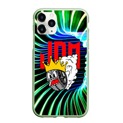 Чехол iPhone 11 Pro матовый JDM - crazy wheel - crown