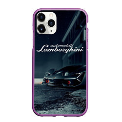 Чехол iPhone 11 Pro матовый Lamborghini - power - Italy