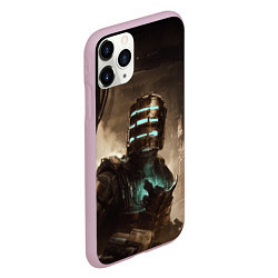 Чехол iPhone 11 Pro матовый Айзек Кларк Dead space remake, цвет: 3D-розовый — фото 2