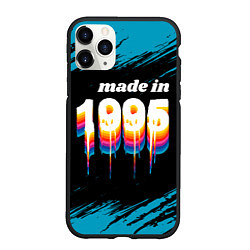 Чехол iPhone 11 Pro матовый Made in 1995: liquid art