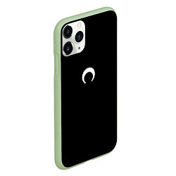 Чехол iPhone 11 Pro матовый White Moon, цвет: 3D-салатовый — фото 2