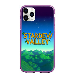 Чехол iPhone 11 Pro матовый Горы Stardew Valley