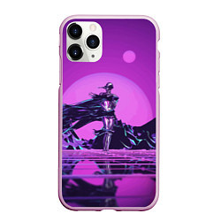 Чехол iPhone 11 Pro матовый Фантазийный силуэт - vaporwave, цвет: 3D-розовый