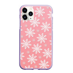 Чехол iPhone 11 Pro матовый Снегопад
