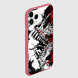 Чехол iPhone 11 Pro матовый Демон внутри меня, цвет: 3D-малиновый — фото 2