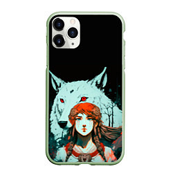Чехол iPhone 11 Pro матовый Принцесса мстительных духов, цвет: 3D-салатовый