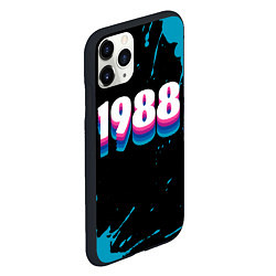 Чехол iPhone 11 Pro матовый Made in 1988: vintage art, цвет: 3D-черный — фото 2