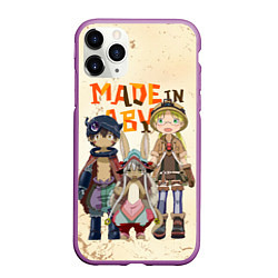 Чехол iPhone 11 Pro матовый Made in Abyss, цвет: 3D-фиолетовый