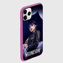 Чехол iPhone 11 Pro матовый Poster Wednesday, цвет: 3D-фиолетовый — фото 2