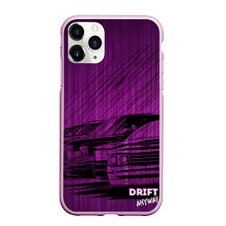 Чехол iPhone 11 Pro матовый Drift anyway следуй за белым кроликом