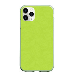Чехол iPhone 11 Pro матовый Текстурированный ярко зеленый салатовый