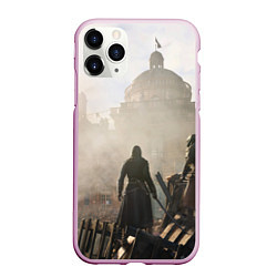 Чехол iPhone 11 Pro матовый Революция ассасинов, цвет: 3D-розовый