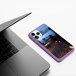 Чехол iPhone 11 Pro матовый Фараон филармония альбом, цвет: 3D-фиолетовый — фото 2