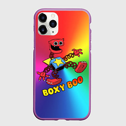 Чехол iPhone 11 Pro матовый Project Playtime: Boxy Boo, цвет: 3D-фиолетовый