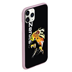 Чехол iPhone 11 Pro матовый Зеницу Агацуме: Клинок, рассекающий демонов, цвет: 3D-розовый — фото 2