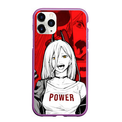 Чехол iPhone 11 Pro матовый Chainsaw Man: Power