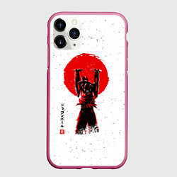 Чехол iPhone 11 Pro матовый Dragon Ball Сон Гоку