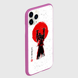 Чехол iPhone 11 Pro матовый Dragon Ball Сон Гоку, цвет: 3D-фиолетовый — фото 2