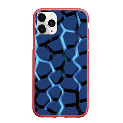 Чехол iPhone 11 Pro матовый Ручей, цвет: 3D-красный