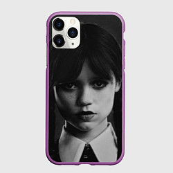 Чехол iPhone 11 Pro матовый Симпатичная Уэнсдэй