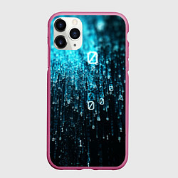 Чехол iPhone 11 Pro матовый Двоичный код