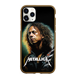 Чехол iPhone 11 Pro матовый Гитарист Metallica Кирк Хэмметт