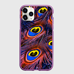 Чехол iPhone 11 Pro матовый Множесто сюрреалистичных цветов и стеблей