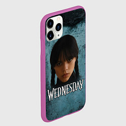 Чехол iPhone 11 Pro матовый Унсдэй портрет, цвет: 3D-фиолетовый — фото 2
