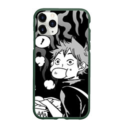 Чехол iPhone 11 Pro матовый Хината из Haikyuu!!, цвет: 3D-темно-зеленый