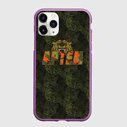 Чехол iPhone 11 Pro матовый Артем камуфляж