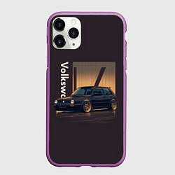 Чехол iPhone 11 Pro матовый Volkswagen Golf class